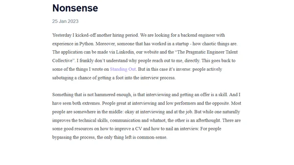 Nonsense