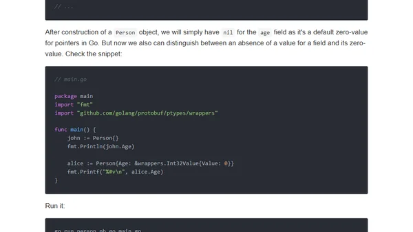 Truly optional scalar types in protobuf3 (with Go examples)