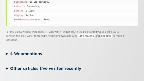 Multi-Line Padded Text and box-decoration-break