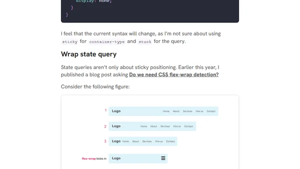 Future CSS: State Container Queries