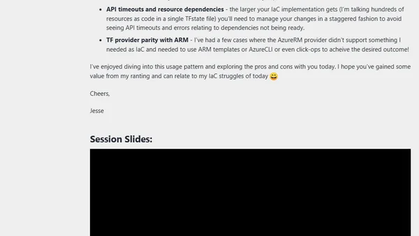 HashiTalks ANZ: DRY Coding with Terraform, CSVs, ForEach