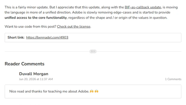 Calling Member Methods On Literals In Adobe ColdFusion 2025.0.8