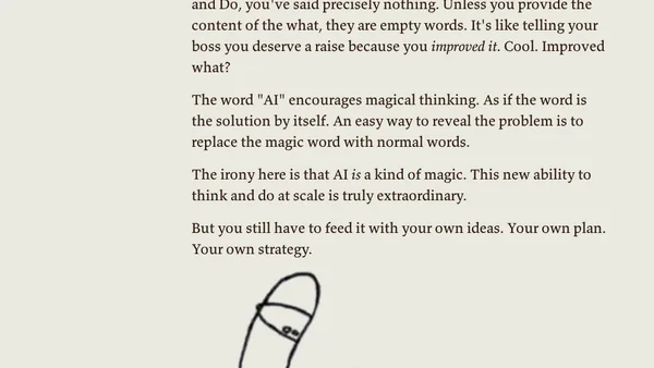 AI Is Just Thinking and Doing