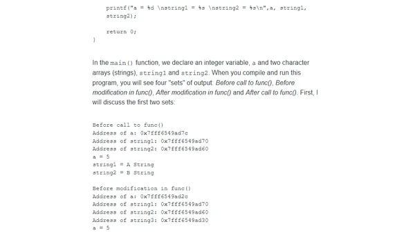Data in C