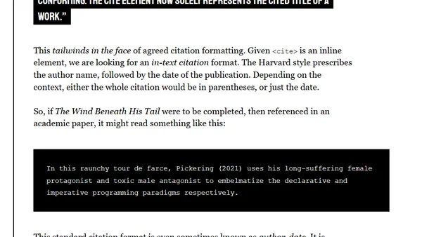 The cite element