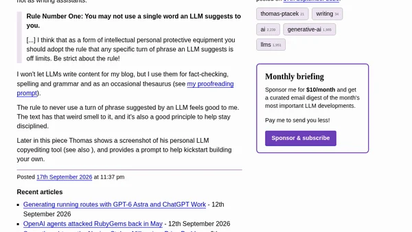 How To Write With An LLM