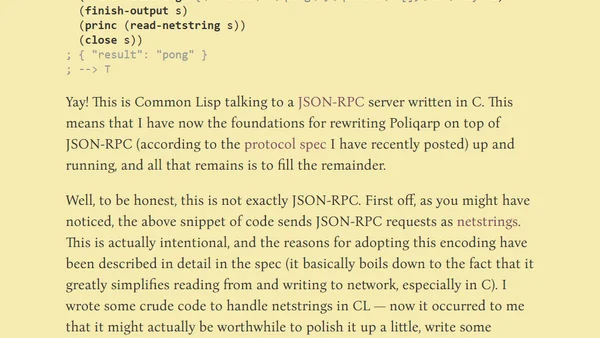Hacking away with JSON-RPC