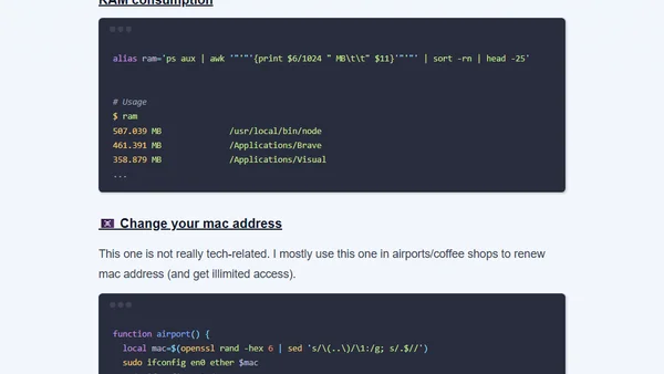 Bash for developers