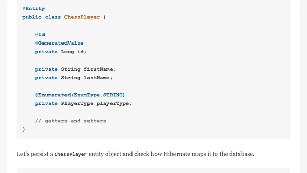 How to Customize Enum Mappings with @EnumeratedValue