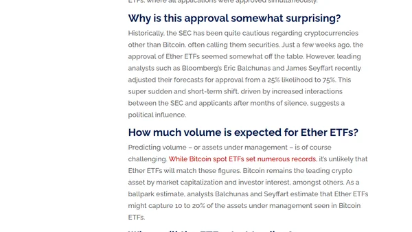 Ethereum ETFs approved! Here is all you need to know