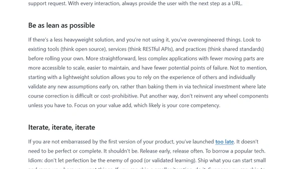 How to make a product great