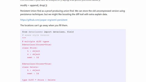 A Theory of Arrays (ToA) Union Find