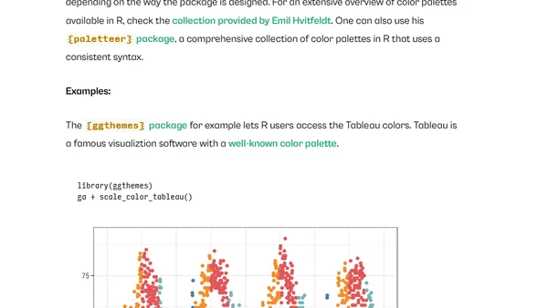 A ggplot2 Tutorial for Beautiful Plotting in R