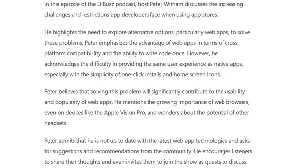 Are Web Apps the answer to App Store problems?
