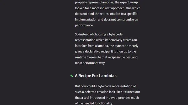 Impulse: "Lambdas In Java: A Peek Under The Hood"