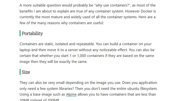 What is Docker?