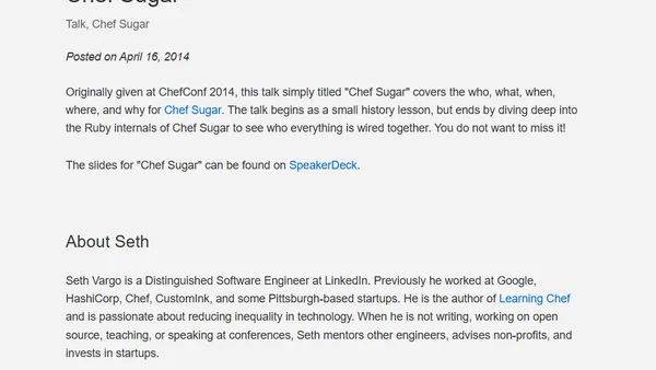 Chef Sugar