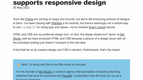 Give me a design tool that supports responsive design