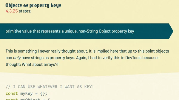 How to read web specs Part IIa – Or: ECMAScript Symbols