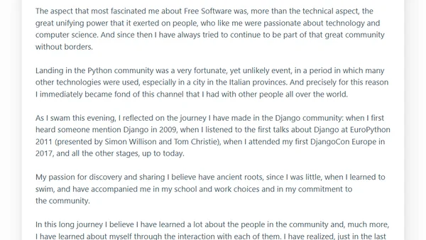 Thoughts on my election as a DSF board member