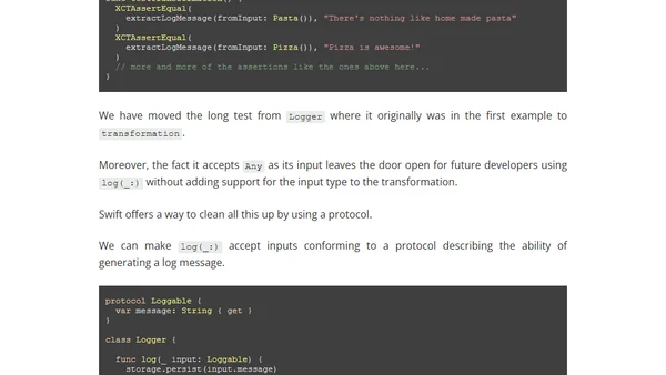 How to split decision and action logic with the Swift type system