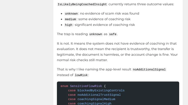 Trust Insights: Detect Coerced Actions In Sensitive iOS Flows