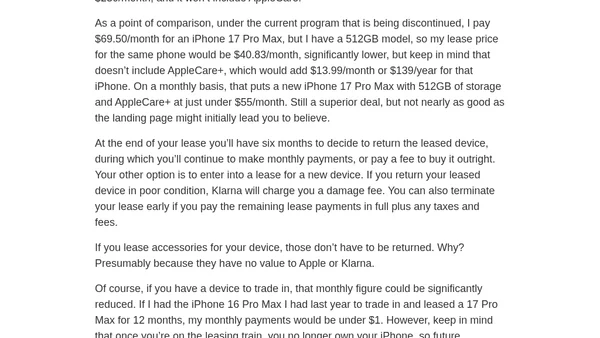 Apple Upgrade Trades Ownership for Lower Monthly Payments