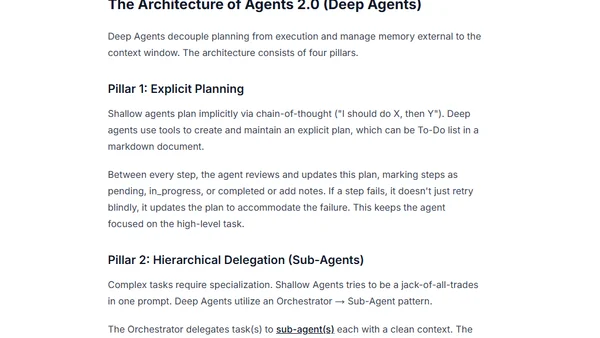 Agents 2.0: From Shallow Loops to Deep Agents