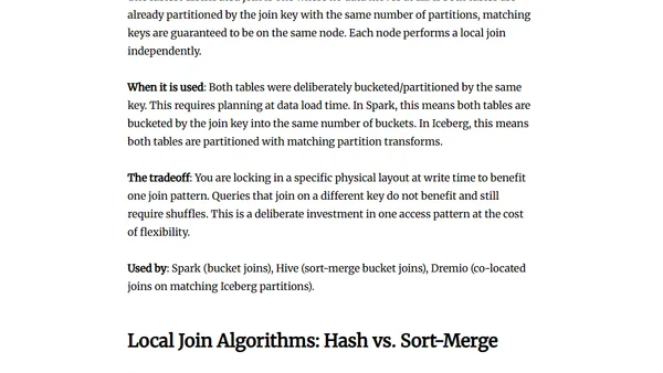 Hash, Sort-Merge, Broadcast: How Distributed Joins Work