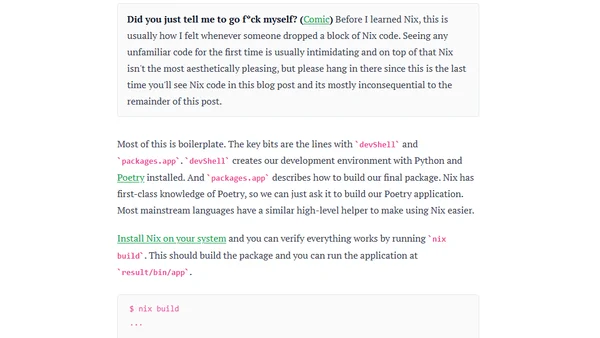 Using Nix with Dockerfiles