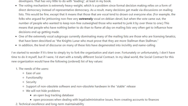 Time for a new Debian?