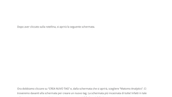 Guida a MATOMO