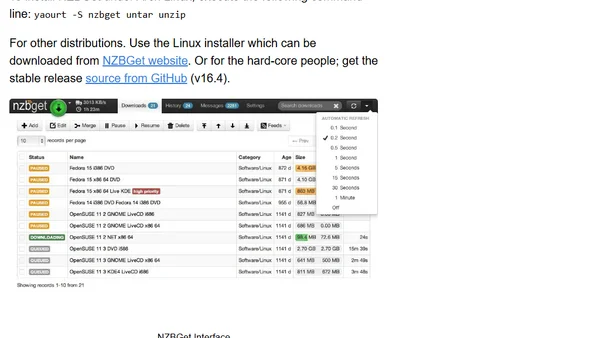 Newsgroup Client