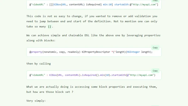 Writing less code
