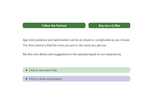 App Store Presence and Optimization