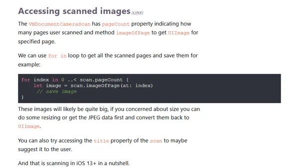 How to scan documents in under 10 lines of code