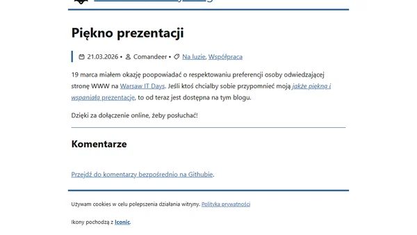 Piękno prezentacji