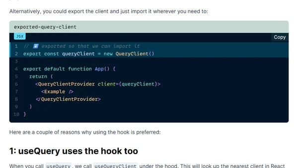 React Query FAQs