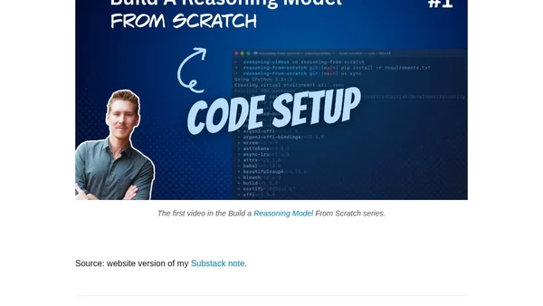 Reasoning Models From Scratch: Code Setup