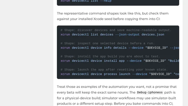 Debug iOS Device Bugs Faster With Xcode 27 Device Hub
