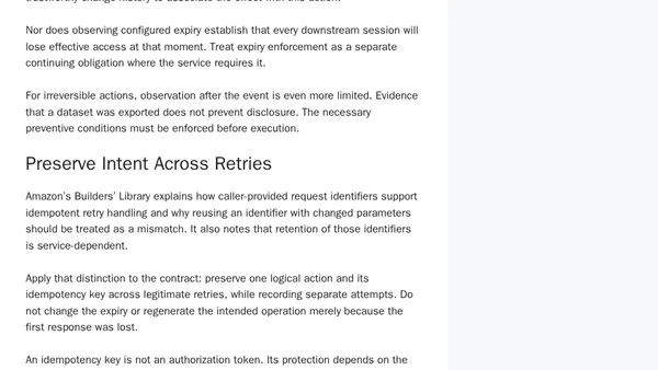 The Agent Action Evidence Contract: What Every AI Action Must Record