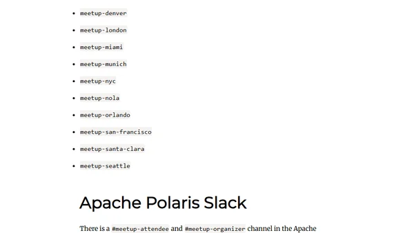 How to Discover or Organize Lakehouse & Apache Iceberg Meetups