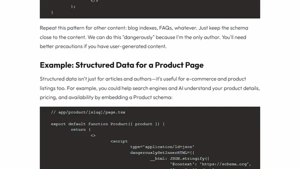 AI Discoverability — Structured Data Gives Rich Context to Clueless Crawlers