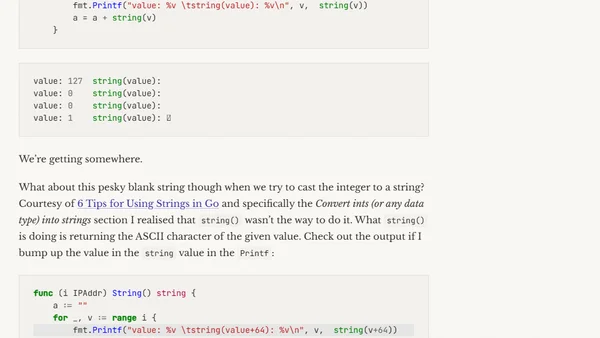 Learning Golang (some rough notes) - S01E05 - Interfaces