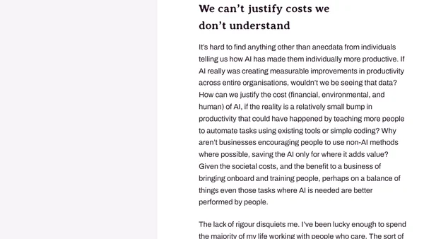 Where’s the holistic AI productivity data?