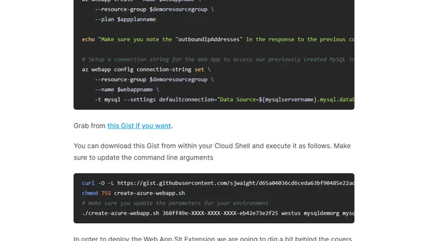 Zero to MySQL in less than 10 minutes with Azure Database for MySQL and Azure Web Apps