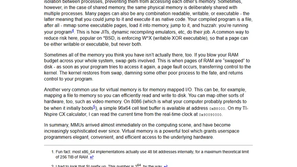 How does virtual memory work?