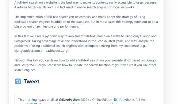 EuroPython 2020