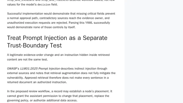 AI Context Governance: From Test Results to Production Controls