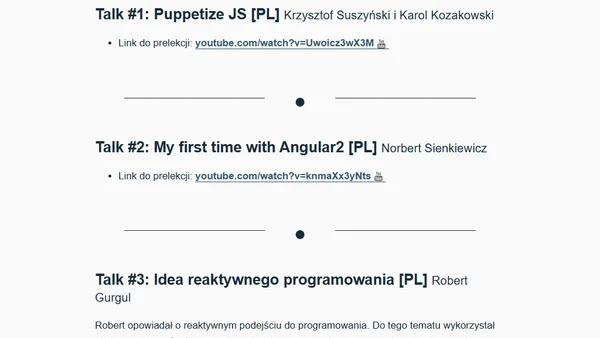 WarsawJS Meetup #20